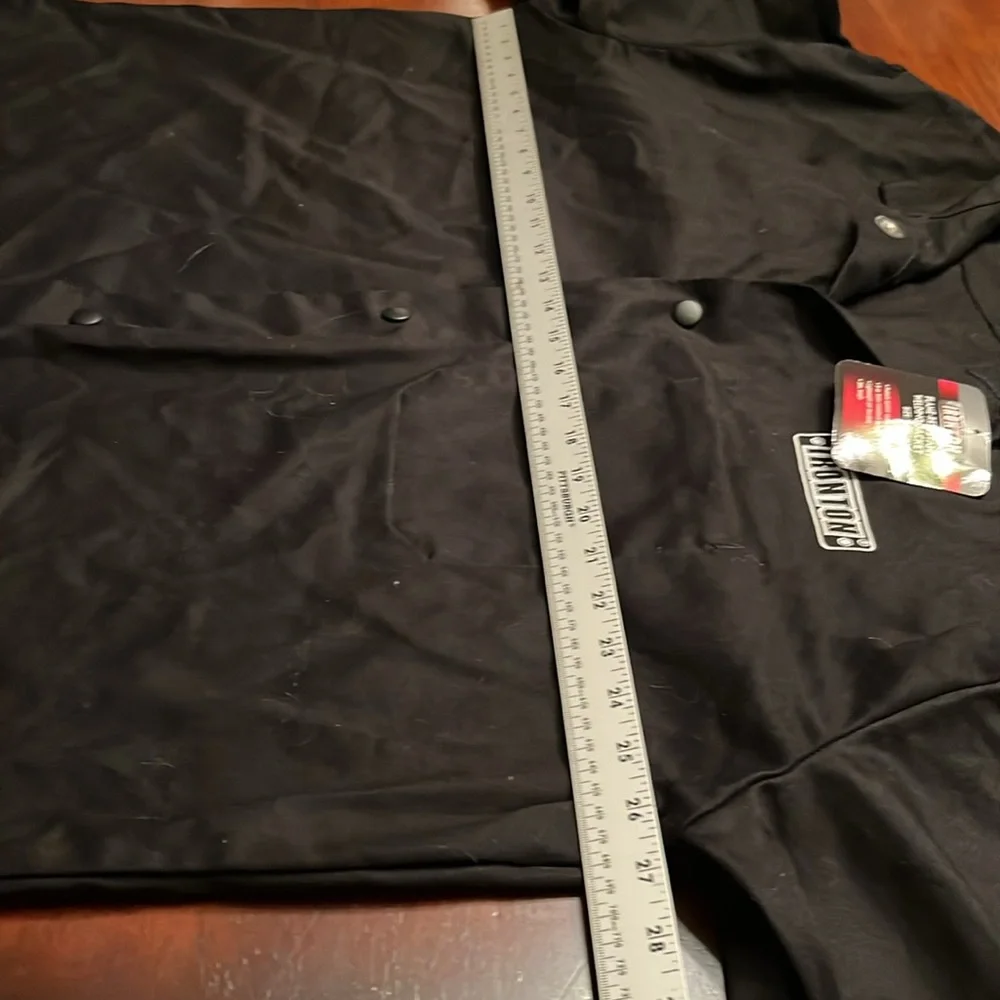 Ironton Welding Shirt Black Men's Flame Resistant Shirt 2XL - Picture 6 of 8